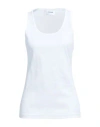 Nanushka Woman Tank Top White Size Xl Cotton In White