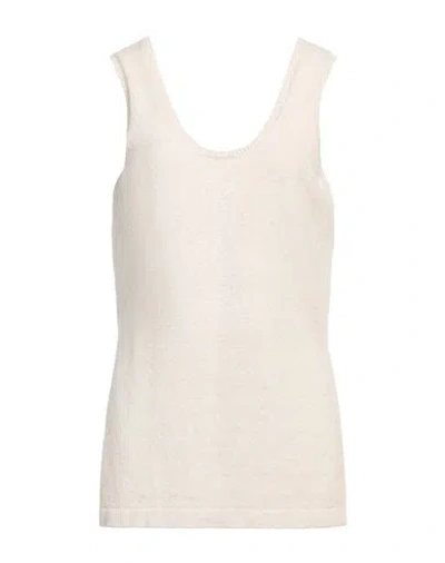 Nanushka Woman Top Beige Size L Cotton, Linen, Polyester