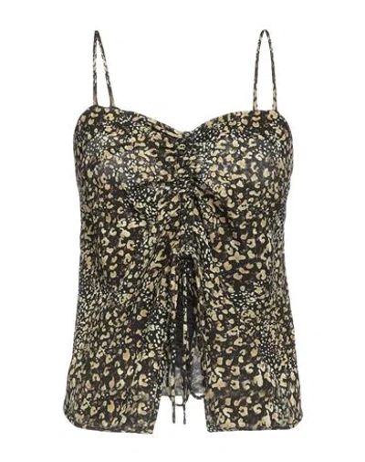 Nanushka Woman Top Black Size Xxs Viscose