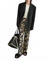 Nanushka Graphic Floral-print Elasticated-waist Trousers In Multi
