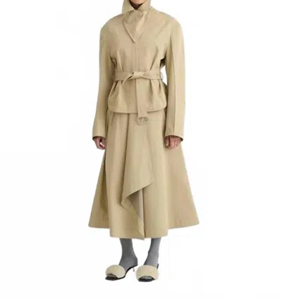 Nanushka Women's Henka Trench Jacket In Beige Brown