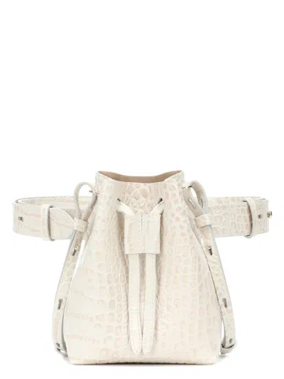 Nanushka Women's Minee Convertible Bucket Bag In Beige