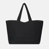 Nanushka Women's Symbol Quilt Tote Bag In Black In Black