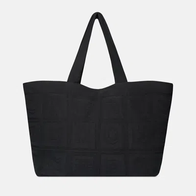 Nanushka Women's Symbol Quilt Tote Bag In Black