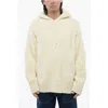 Nanushka Wool And Nylon Camal Sweater With Hood