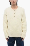 Nanushka Wool And Nylon Figlo 3-buttons Sweater