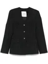 Nanushka Wool Blazer In Grey