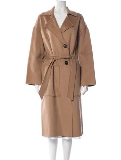 Pre-owned Nanushka Wool Coat In Brown