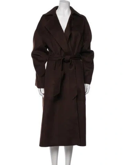 Pre-owned Nanushka Wool Coat In Brown