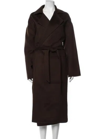 Pre-owned Nanushka Wool Coat In Brown