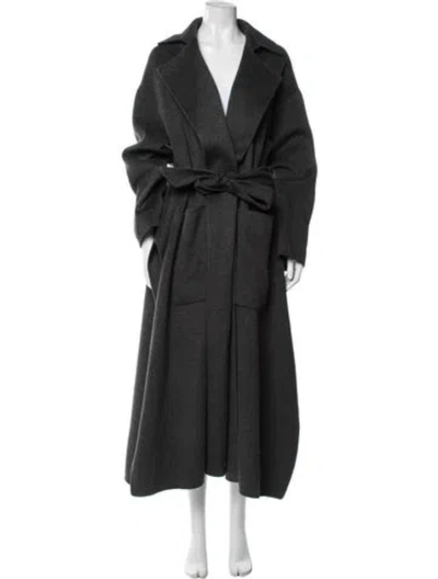 Pre-owned Nanushka Wool Coat W/ Tags In Gray