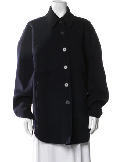 Pre-owned Nanushka Wool Jacket In Black