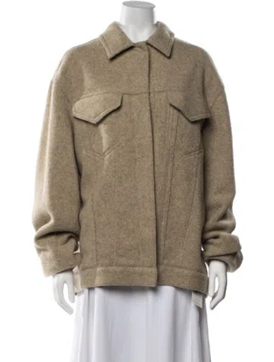Pre-owned Nanushka Wool Jacket In Neutrals