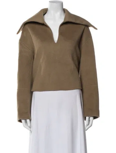 Pre-owned Nanushka Wool Jacket W/ Tags In Brown