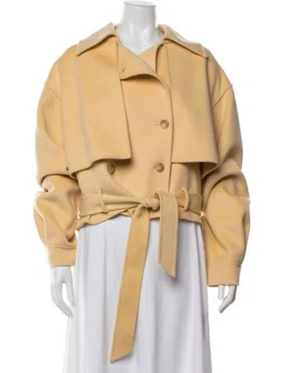 Pre-owned Nanushka Wool Jacket In Yellow