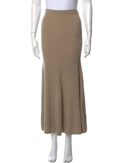 Pre-owned Nanushka Wool Long Skirt In Neutrals