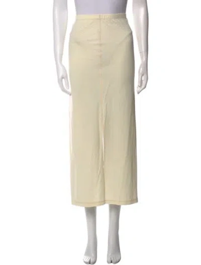 Pre-owned Nanushka Wool Midi Length Skirt In Neutral