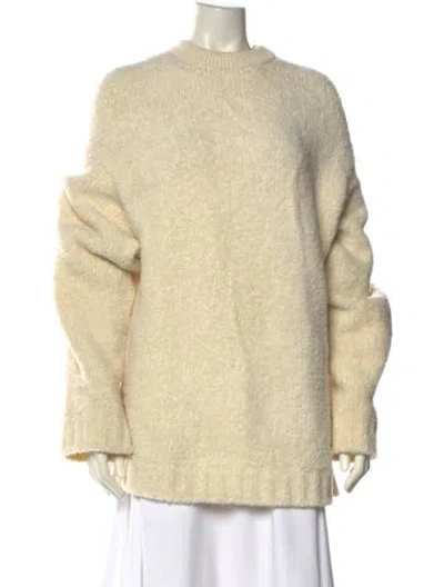Pre-owned Nanushka Wool Mock Neck Sweater In Neutral