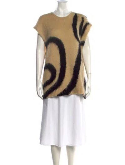 Pre-owned Nanushka Wool Striped Sweater In Neutral