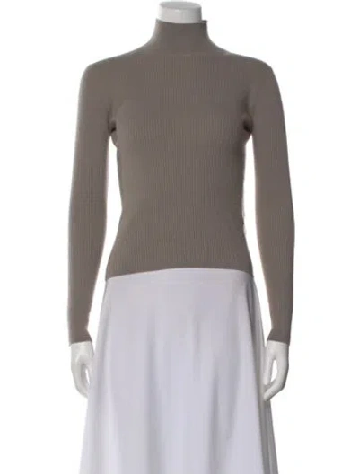 Pre-owned Nanushka Wool Turtleneck Sweater In Grey