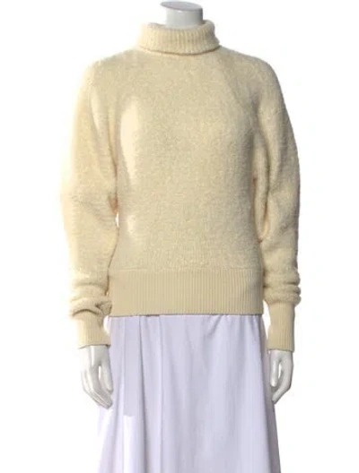 Pre-owned Nanushka Wool Turtleneck Sweater In Neutral