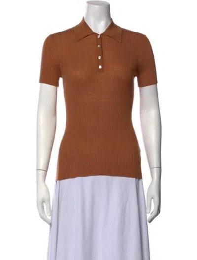 Pre-owned Nanushka Wool V-neck Sweater In Neutrals