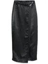 Nanushka Wrap Midi Skirt In Green