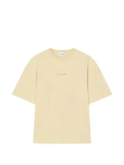 Nanushka Wren Oversized Printed T-shirt In Neutral