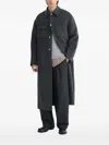 Nanushka Wylder Pocket Pollar Coat In Gray
