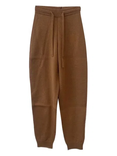 Nanushka Ylia Drawstring Trousers In Brown