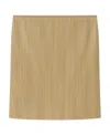 Nanushka Ymke Pleated Miniskirt In Nude