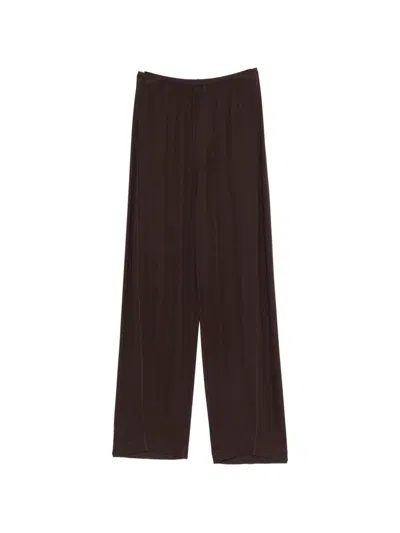 Nanushka Zoela Trousers In Brown