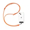 Naoa Orange Cross-body Phone Strap Tangerine In Orange
