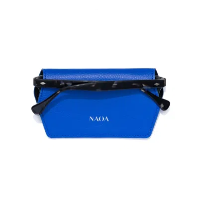 Naoa Women's Blue Slim Glasses Case Royal