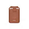 Naoa Women's Brown Magsafe Wallet & Phone Stand Cognac In Brown