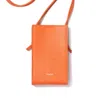 Naoa Women's Orange Phone & Essentials Crossbody Bag Tangerine In Orange