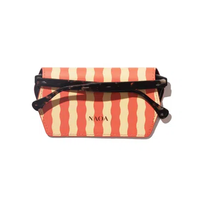 Naoa Women's Orange Slim Glasses Case Dunes