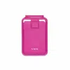 Naoa Women's Pink Magsafe Wallet & Phone Stand Fuchsia In Pink
