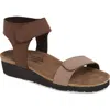 Naot Alba Sandal In Stone/coffee Bean