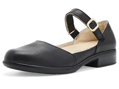 Naot Amihan Women's Flat Shoes Black Water Resistant Leather: Eu 41 (us Women's 10) M