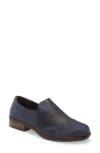 Naot Angin Loafer In Navy Velvet/soft Ink