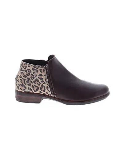 Pre-owned Naot Ankle Boots In Brown