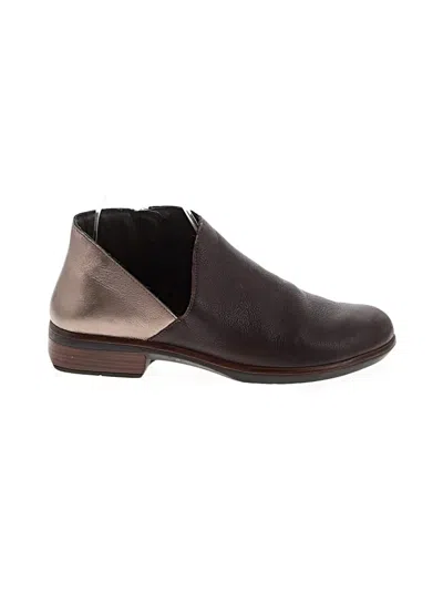 Pre-owned Naot Ankle Boots In Brown
