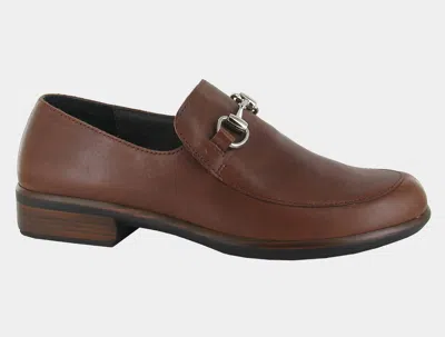 Naot Bentu Loafer In Soft Chestnut Leather In Brown