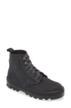 Naot Canoe Lug Boot In Charcoal Suede