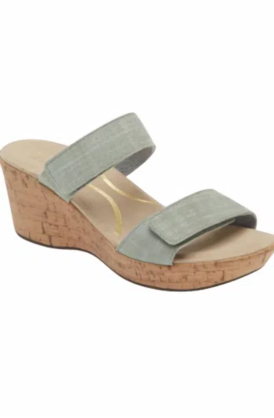 Naot Caveran Sandals In Teal Linen Leather In Multi