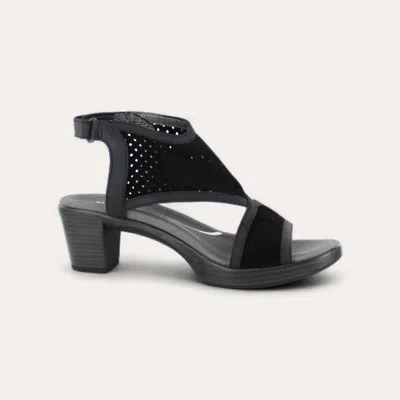 Naot Destiny In Black In Black Suede/coal Nubuck
