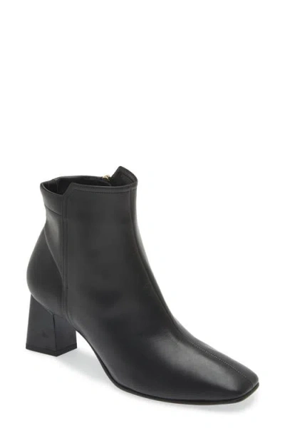 Naot Dolly Square Toe Bootie In Stretch Nappa Leather/black