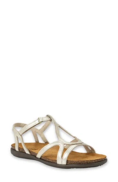 Naot Dorith Sandal In Radiant Gold Leather