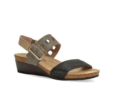 Naot Dynasty Wedge Sandal In Gray